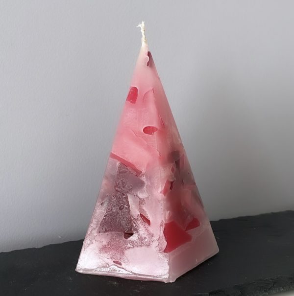 Bougie de déco cône psychédélique
