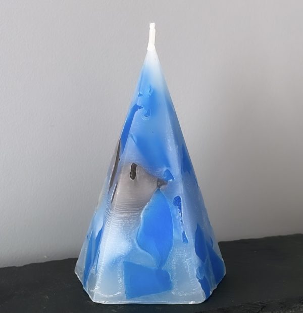 Bougie de déco cône psychédélique