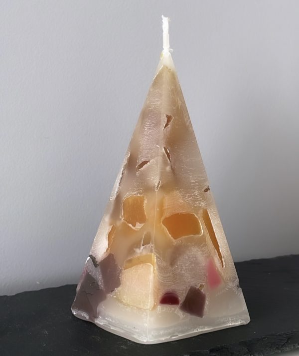 Bougie de déco cône psychédélique